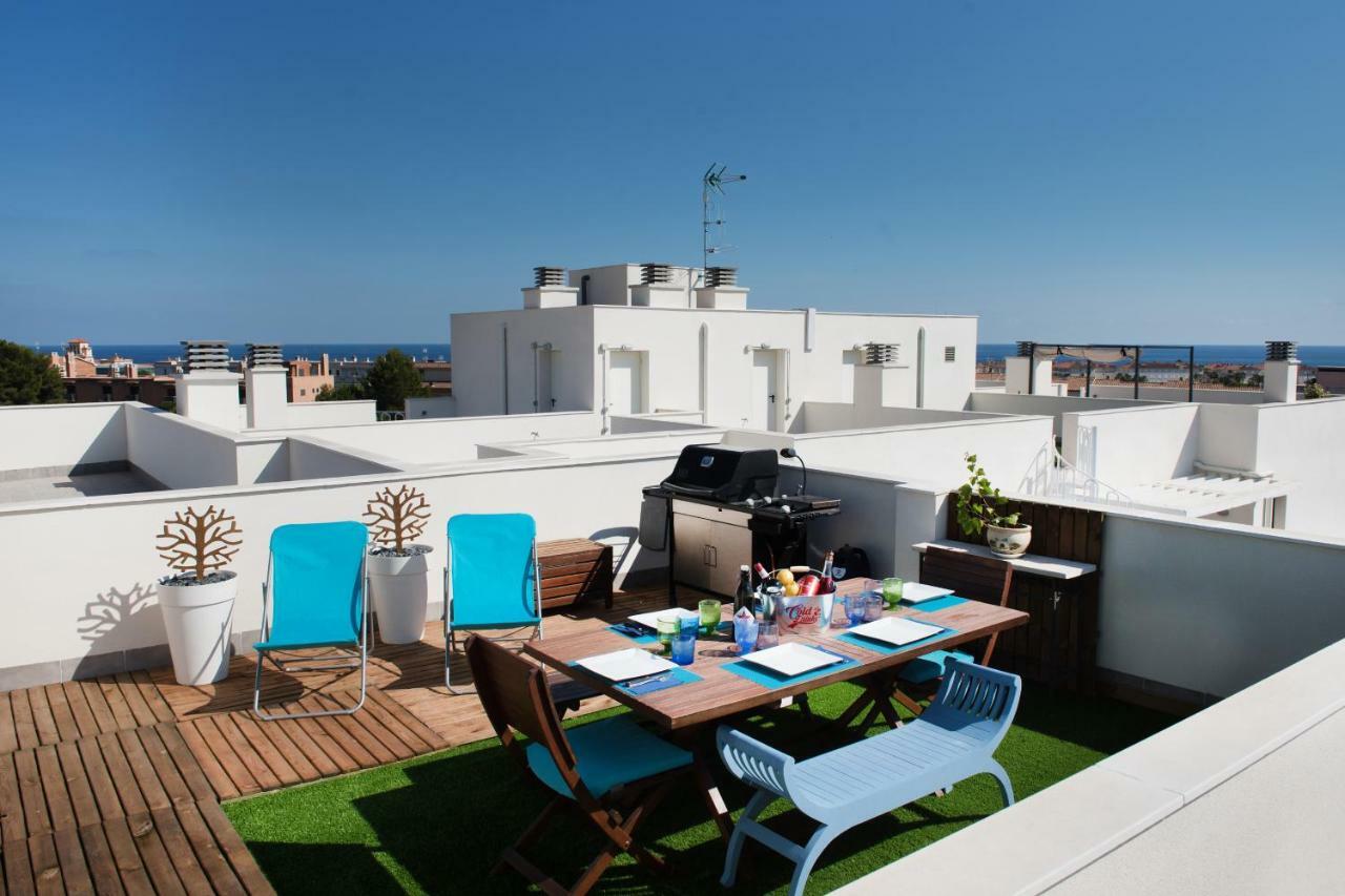 New Apartment With Big Terrace 10 Min Walk To Beach Supermarkets Calafell Bagian luar foto